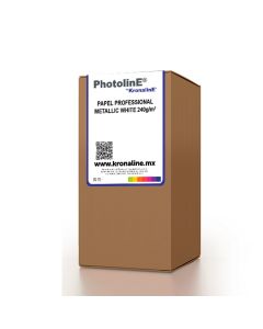 Kronaline PH104 papel professional metallic white 240gm2 (n2) 107 x 30 m
