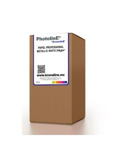 Kronaline PH105 papel professional metallic white 240gm2 (n2) 1118 x 30 m