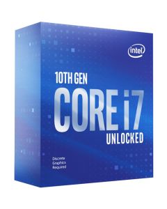 Intel bx8070110700kf Procesador (bx8070110700kf) Core I7-10700kfs-1200 8core 38ghz 125w Sin Graficos Fan
