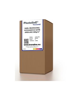 Kronaline PRL026 papel profesional fotográfico satín aperlado 260gm2 030 x 30 m
