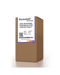 Kronaline PRL028 papel profesional fotográfico satín aperlado 260gm2 061 x 30 m