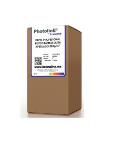 Kronaline PRL030 papel profesional fotográfico satín aperlado 260gm2 1118 x 30 m
