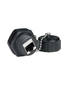 Brobotix 102052 Generico Jack Categoria 6, Industrial Inline Stp Rj45, Con Tapa