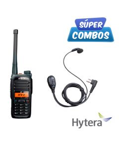 Hytera 1xtc580-vhf/1xesm08 Ra201hyt07-k1 1x Tc580-vhf  Esm08 Super Combo 1 + De Regalo