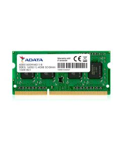 Adata adds1600w8g11-s,adds1600w8g11-b Adds1600w8g11-s Memoria Sodimm Ddr3l 8gb Pc3l-12800 1600mhz Cl11 204pin 1.35v P Laptop