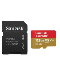 Sandisk sdsqxa1-128g-gn6ma Memoria Extreme 128gb Micro Sdxc 160mb S 4k Clase 10 A2 V30 C Adaptador