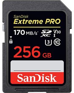 Sandisk sdsdxxy-256g-gn4in Memoria 256gb Sdxc Extrem Pro Uhs-i 170mb S 4k V30 Clase 10