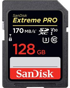 Sandisk sdsdxxy-128g-gn4in Memoria 128gb Sdxc Extrem Pro Uhs-i 170mb S 4k V30 Clase 10