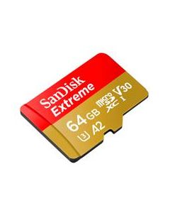 Sandisk sdsqxa2-064g-gn6ma. Memoria Extreme 64gb Micro Sdxc 160mb S 4k Clase 10 A2 V30 C Adaptador