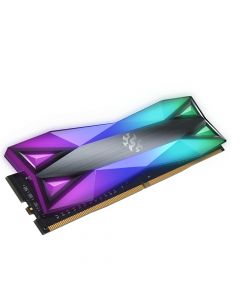 Adata ax4u30008g16a-st60 Memoria Udimm Ddr4 8gb Pc4-24000 3000mhz Cl16 1.35v Xpg Spectrix D60g Rgb Gris Con Disipador Pc Gamer Alto Rendimiento