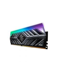 Adata ax4u32008g16a-st41 Memoria Udimm Ddr4 8gb Pc4-25600 3200mhz C16 1.35v Xpg Spectrix D41 Tuf Rgb Gris Con Disipador Pc Gamer Alto Rendimiento