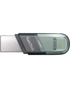 Sandisk SDIX90N-128G-GN6NE memoria 128gb ixpand flash drive flip para iphone ipad lightning usb 3.1 metálica con tapa de plástico