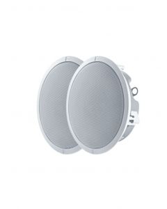 Bosch EVID-C4.2LP m_evidc42lp- altavoz de techo 4" perfil bajo en color blanco  70 o 100 v 50w selector derivación watts 3.7 pulgadas profundidad