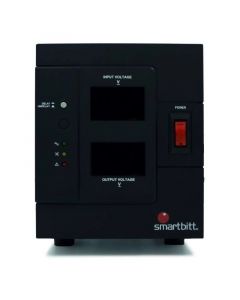 Smartbitt SBAVRC3000PRO regulador de voltaje 3000va 2000w 1 contacto para linea blanca y aplicaciones con motor ca supresion picos 312j, sobrecarga 10a, 120vca + -10%