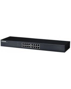 Intellinet 524148 Switch 16 Puertos Montaje Rack 19" 101001000 Mbps