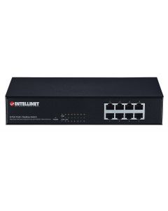 Intellinet 560764 Re-394810-8 Switch 8 Ptos Poe Para Escritorio 10100 Mbps