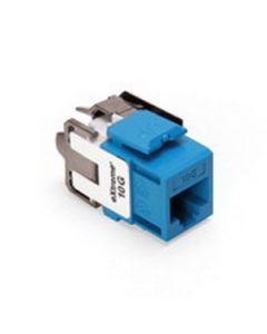 Leviton 6110g-rl6 Re-396289-6 Conector Clasificado Para Canal 10g Azul