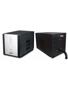 Cdp AVR2408 regulador de voltaje avr 2408 - 2400va 1200w. monofásico, nominal 120vca, rango frecuencia 50 60hz, 8 contactos tipo nema 5-15r (reguladas y c