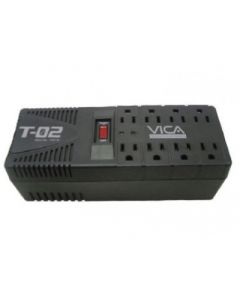 Vica t-02 T02 Regulador  1200 Va 700 W 8 300 J Negro