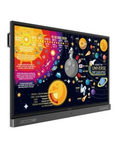 Benq RP6502 pantalla interactiva 65" 4k uhd resolución 3840x2160 anti-gérmenes