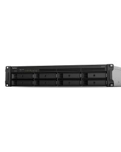 Synology rs1219+ Sam-465 Nas 8 Bahias Expandibles Hasta 12 Con Unidad De Expansión Rack 2u Núcleo Cuadruple 2.4ghz 2gb Ddr3 Ampliabe 16gb Lan Gigabit X4 Usb 3.0 X2  Hot-swap 96tb Y