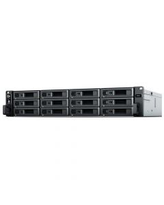 Synology RS2421RP+ nas  fuente redundante 12 bahias hasta 192tb y con unidad de expansin 384tb ncleo cudruple 2.2ghz 4gb ddr4 lan gigabitx4 usb 3.2 x2 hotswap amd ryzen v1500b