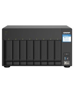 Qnap TS-832PX-4G-US ts-832px nas tower ethernet aluminio, negro al324