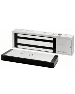 Seco-Larm E-941SA-1K2DPSQ e941sa1k2dpsq - cerradura electromagnética de 1200 lb / led estado sensor adherencia posición la puerta 12/24 vdc homologada ul