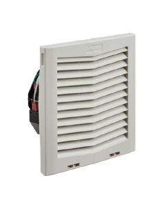 Hoffman SF1016414-SLV ventilador con filtro de montaje lateral hf10 159 cfm plástico gris claro - sf1016414