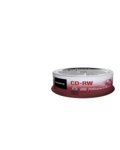 Sony 25crw80spm Cd-rw 700mb 25pieza(s) Cd En Blanco