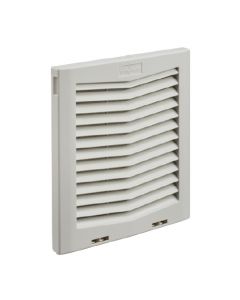 Hoffman SG1000404 SG1000404-slv rejilla de escape para ventiladores con filtro hg plástico gris claro -