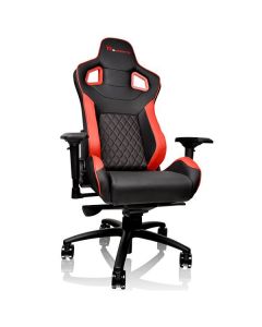 Thermaltake gc-gtf-brmfdl-01 Silla Gaming - Gamer  Asiento Acolchado Negro Rojo