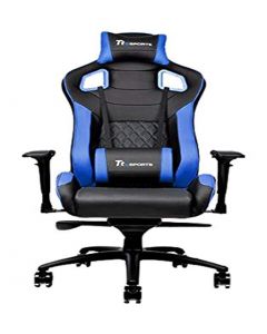 Thermaltake gc-gtf-blmfdl-01 Silla Gaming - Gamer  Asiento Acolchado Negro Azul