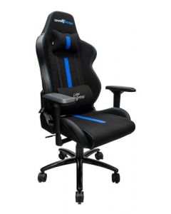 Game Factor CGC601 BL silla cgc601xl - gamer, asiento acolchado, negro azul, poliuretano
