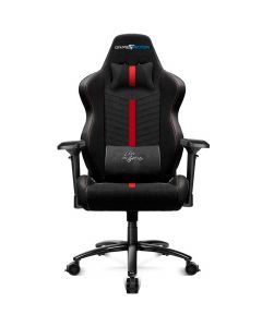 Game Factor CGC601 RD silla cgc601xl - gamer, asiento acolchado, negro rojo, poliuretano