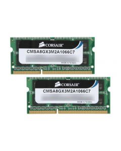 Corsair CMSA8GX3M2A1066C7 memoria sodimm ddr3 (CMSA8GX3M2A1066C7) 8gb (2x4gb) 1066 mhz mac