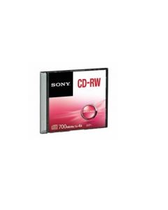 Sony crw80ss/t Crw80ss T Cd-rw 80min. 700mb Caja Slim