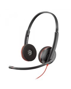 Blackpcs 209745-101 c3220 usb-a Plantronics Audifono Y Mic De Diadema Blackwire Alambrica Binaural Usb