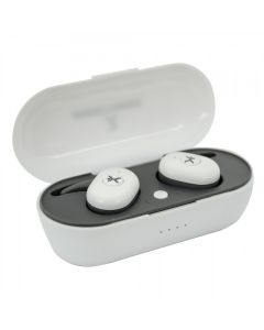 Perfect Choice pc-116547 Audifonos Inalambricos Bt Tws Extra Bass Blanco