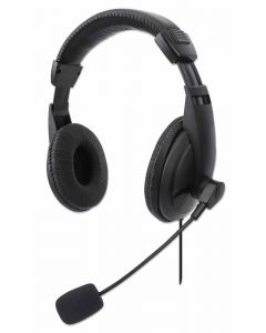 Manhattan 179843 Audífono Y Auriculare Auriculares Diadema Usb Tipo A Negro