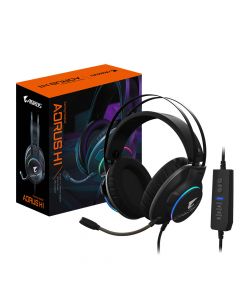 Gigabyte GP-AORUS H1 audifonos tipo diadema con microfono aorus  usb 2.0 canal 7.1 alto rendimiento gamer