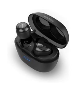 Philips TAT3215BK/00 tat3215bk 00 audifonos intrauditivos inalambricos  color negro bluetooth 5.1 estuche de carga usb-c portatil alcance hasta 10m sistema acustico cerrado respuesta frecuencia 20 - 20000 hz
