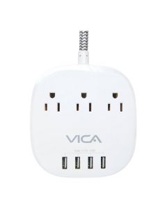 Vica Vicaex 7p conector  - 1 m, blanco