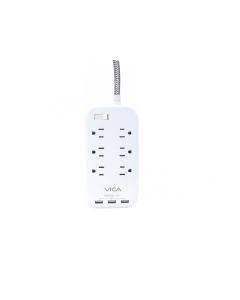 Vica Vicaex 9p conector  - 2 m, blanco
