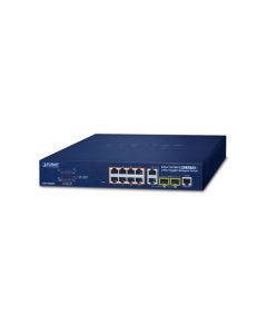 Planet FSD-1008HP switch no administrable  8 puertos rj45 velocidad de transmision 10 100 mbps alimentacion poe activo af at + 2 temperatura operacion 0-50c budget total 120w distancia 250 metros