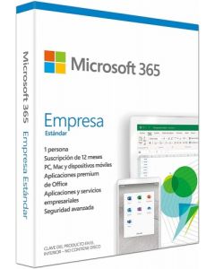 Microsoft klq-00439,klq-00524 Fpp 365 Business Standard Español, Suscripcin Anual, Uso Comercial