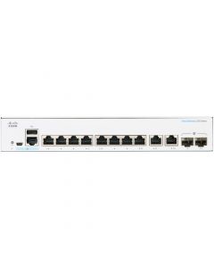Cisco CBS250-8T-E-2G-NA switch administrable 8 puertos 10 100 1000 + 2x giga combo sfp -