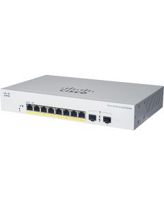 Cisco CBS220-8T-E-2G-NA cbs220-8t-e-2g gestionado l2 gigabit ethernet (101001000) 1u blanco