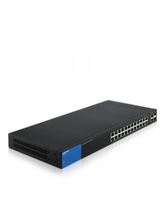 Linksys lgs326mp Switch - Negro, 24 Puertos