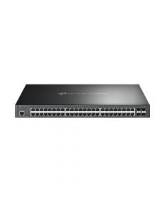 Tp-Link SG3452P omada dispositivo de redes gestionado l2l3 gigabit ethernet (101001000) energía sobre (poe) 1u negro